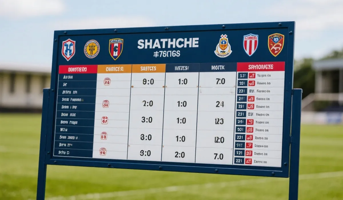 赛程看板示意图